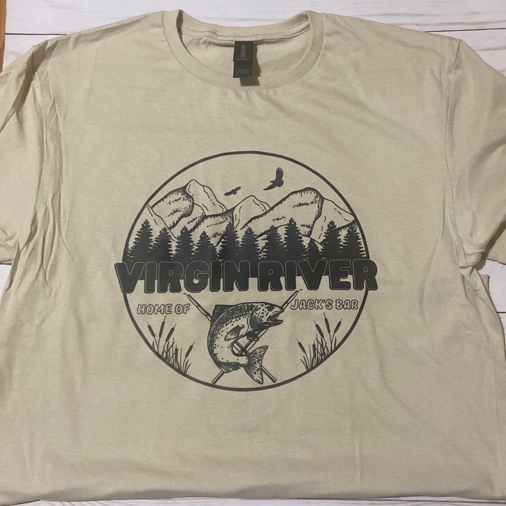 Brand new Gildan soft style t shirt. Virgin River t shirt.